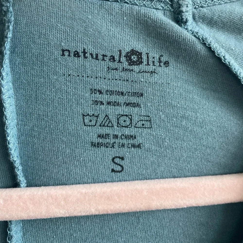 NATURAL LIFE Blue Solid Ombre Mini Dress